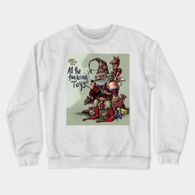 3-D Christmas Shirt Crewneck Sweatshirt by Froobius